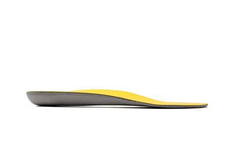 yellow Comfort foam insole slightly raised under the heel